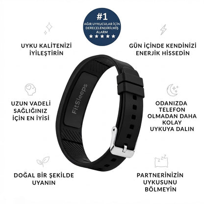✨ TİTREŞİMLİ BİLEKLİK - Sessiz Alarm ve Akıllı Uyku Bilekliği 🌙