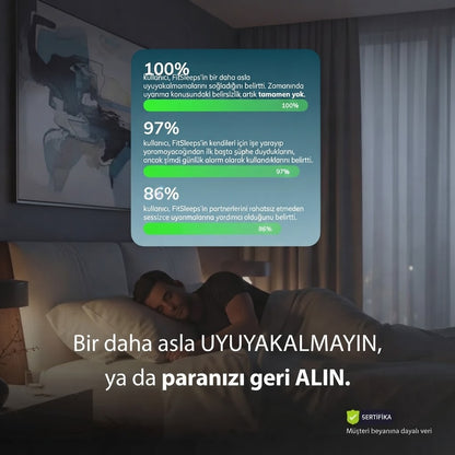 ✨ TİTREŞİMLİ BİLEKLİK - Sessiz Alarm ve Akıllı Uyku Bilekliği 🌙
