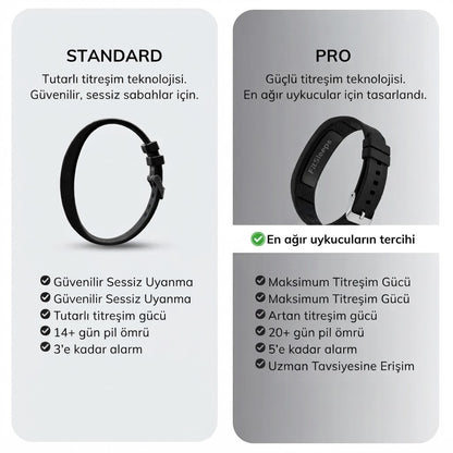 ✨ TİTREŞİMLİ BİLEKLİK - Sessiz Alarm ve Akıllı Uyku Bilekliği 🌙