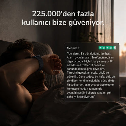 ✨ TİTREŞİMLİ BİLEKLİK - Sessiz Alarm ve Akıllı Uyku Bilekliği 🌙